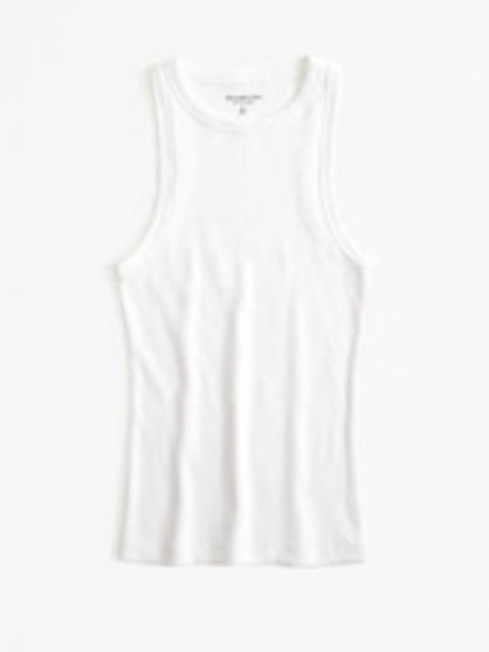 Abercrombie & Fitch essential tuckable high neck ribbed tank